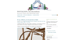 Desktop Screenshot of pantaleonylasdecoradoras.com