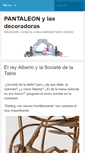 Mobile Screenshot of pantaleonylasdecoradoras.com